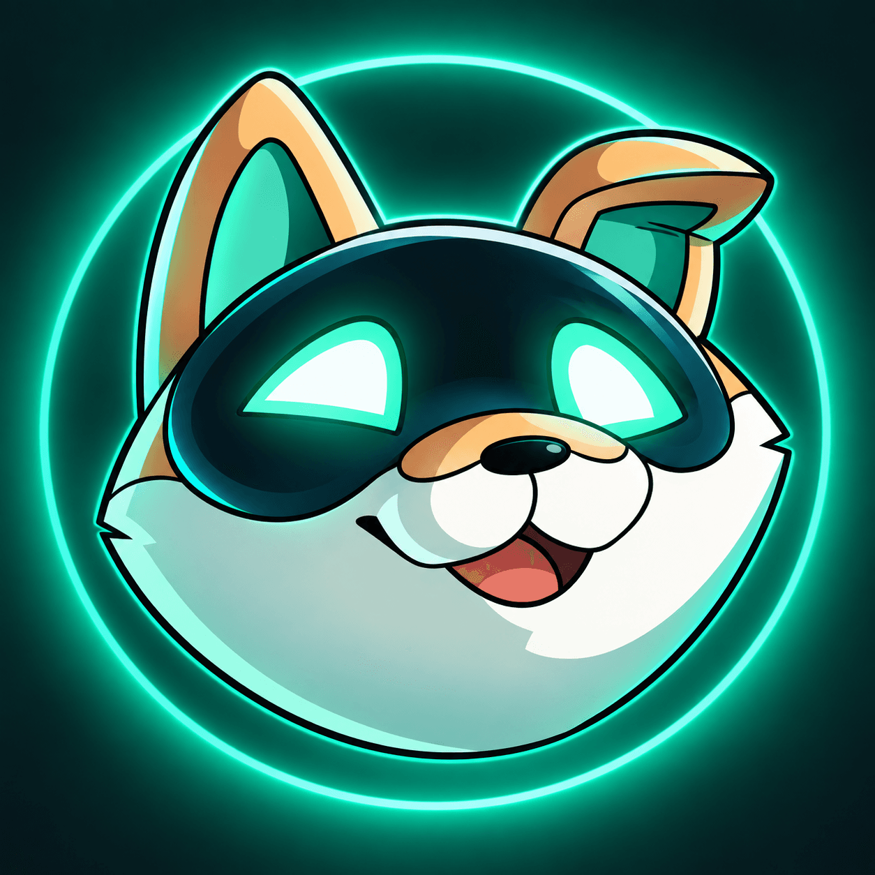 Hyper Inu visor close-up